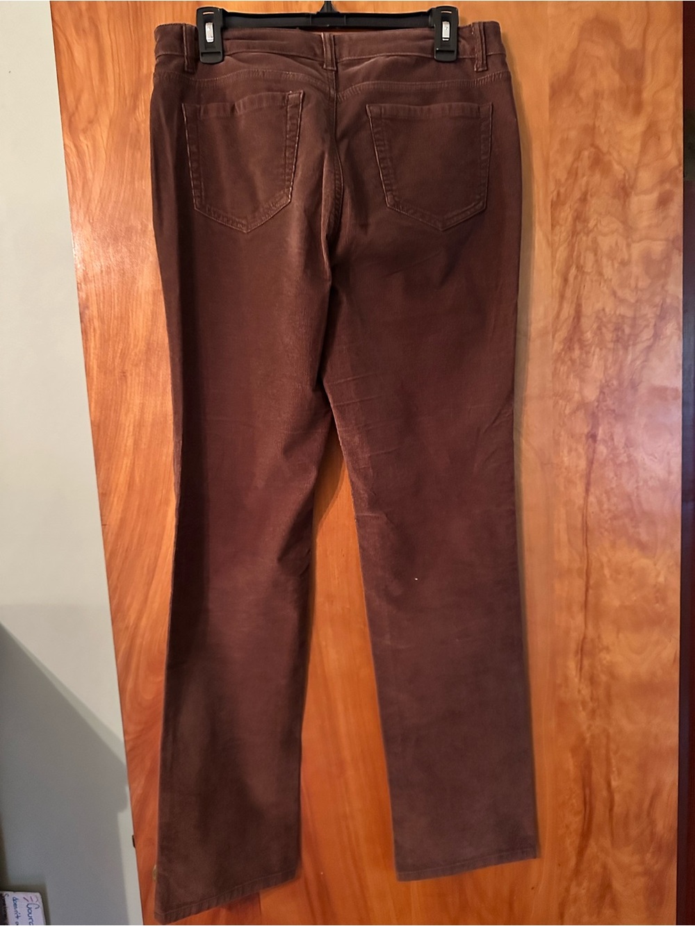 Jones New York Women's Dark Brown Straight-Leg Jeans